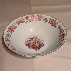 Floral Porcelain Bowl